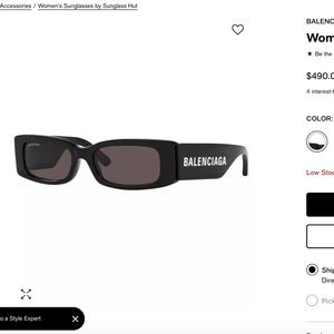 New BALENCIAGA sunglasses